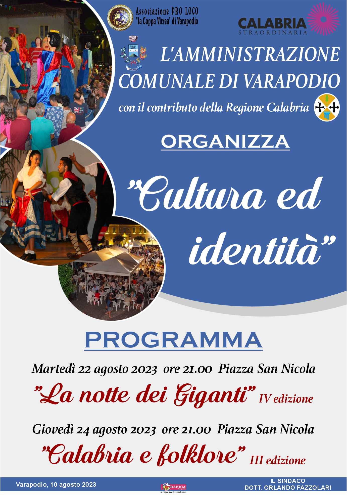 Manifestazione "Cultura ed Identità"